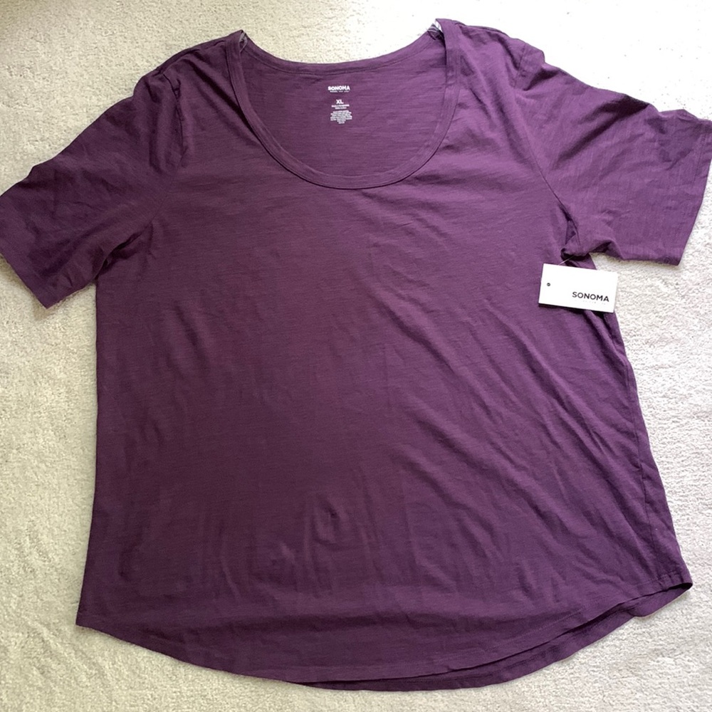 Sonoma Goods for Life Scoop-neck Short Sleeve shirt